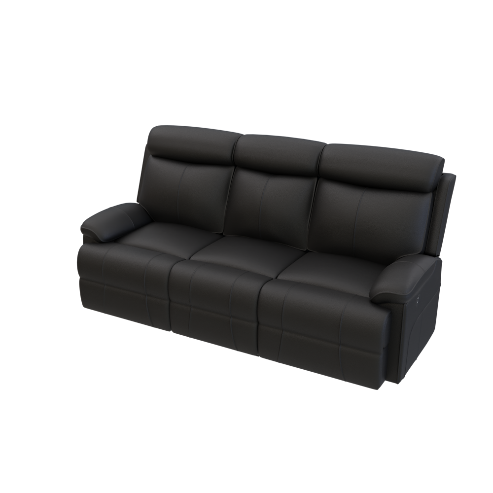 Prince 3 Seater Electric Recliner Leather Lounge Home Sweet Home Sofas Living
